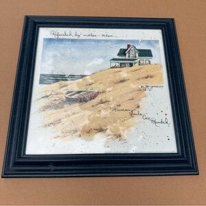 D Morgan "Refreshed By Mother Ocean Human Souls Are Mended" Signed Print 1998